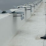 TPO low slope roofing detail in Middletown Ohio